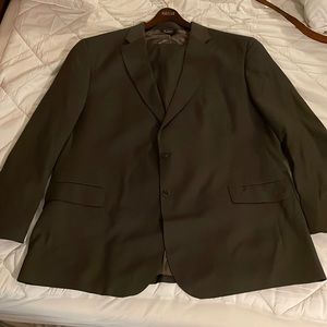 Jos. A. Bank Suit in Charcoal Brown, sz 54L coat and 49x30 pants